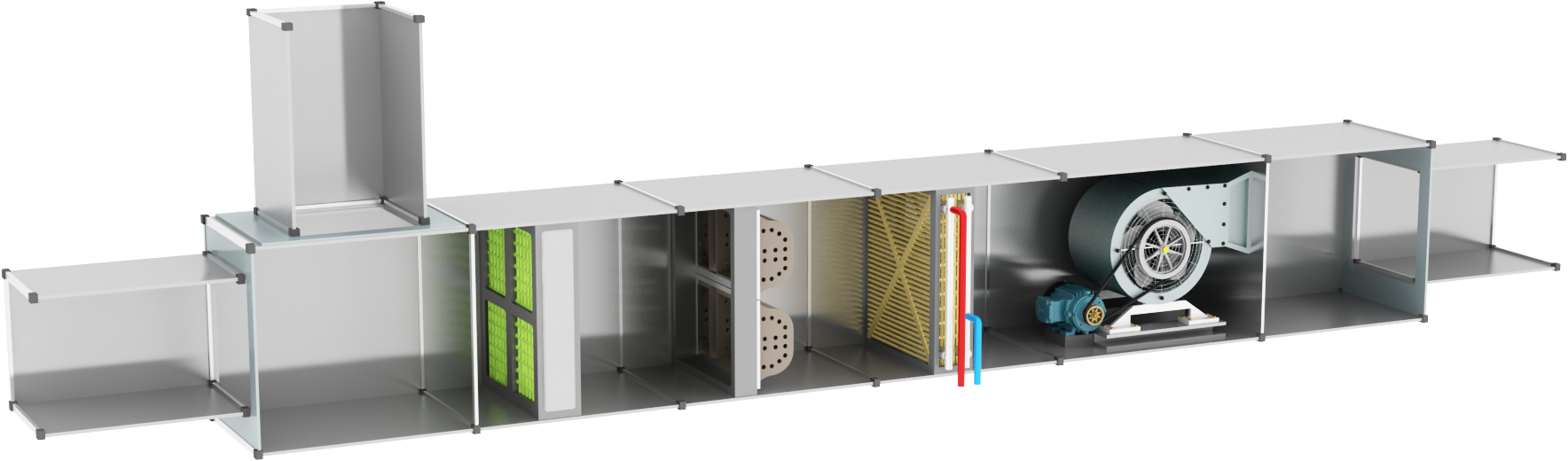 BMS graphics example: Air handling unit