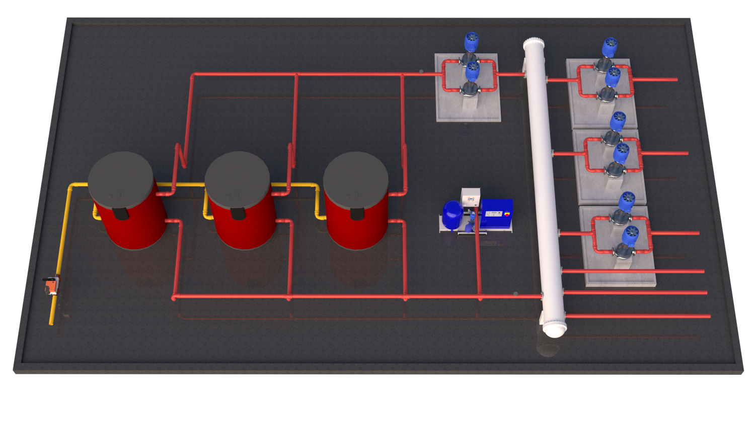 BMS installation: Boiler plant overview